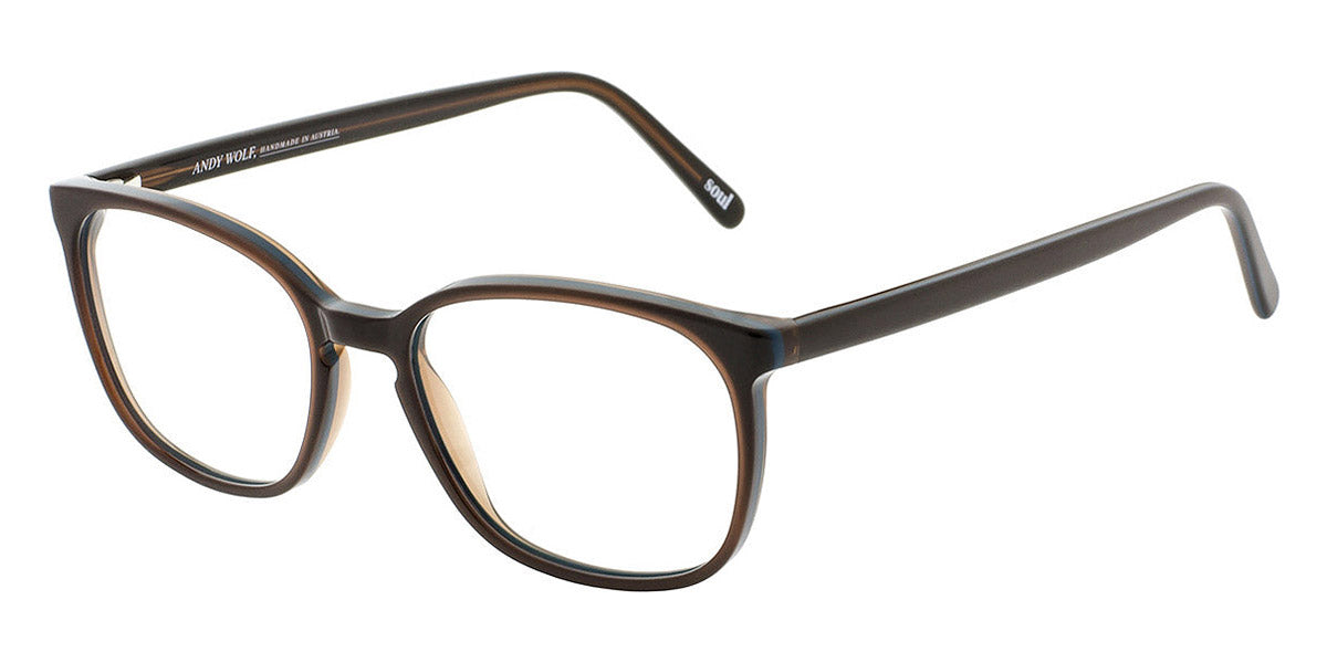 Andy Wolf® 4532 AW 4532 E 50 - Brown E Eyeglasses