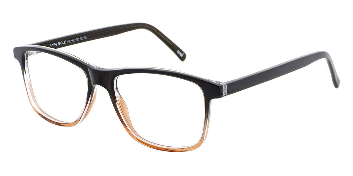 Andy Wolf® 4539 AW 4539 D 53 - Brown/Orange D Eyeglasses