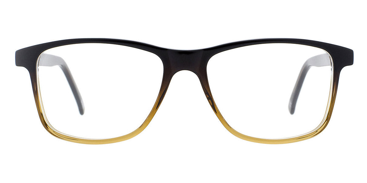 Andy Wolf® 4539 AW 4539 G 53 - Brown/Yellow G Eyeglasses