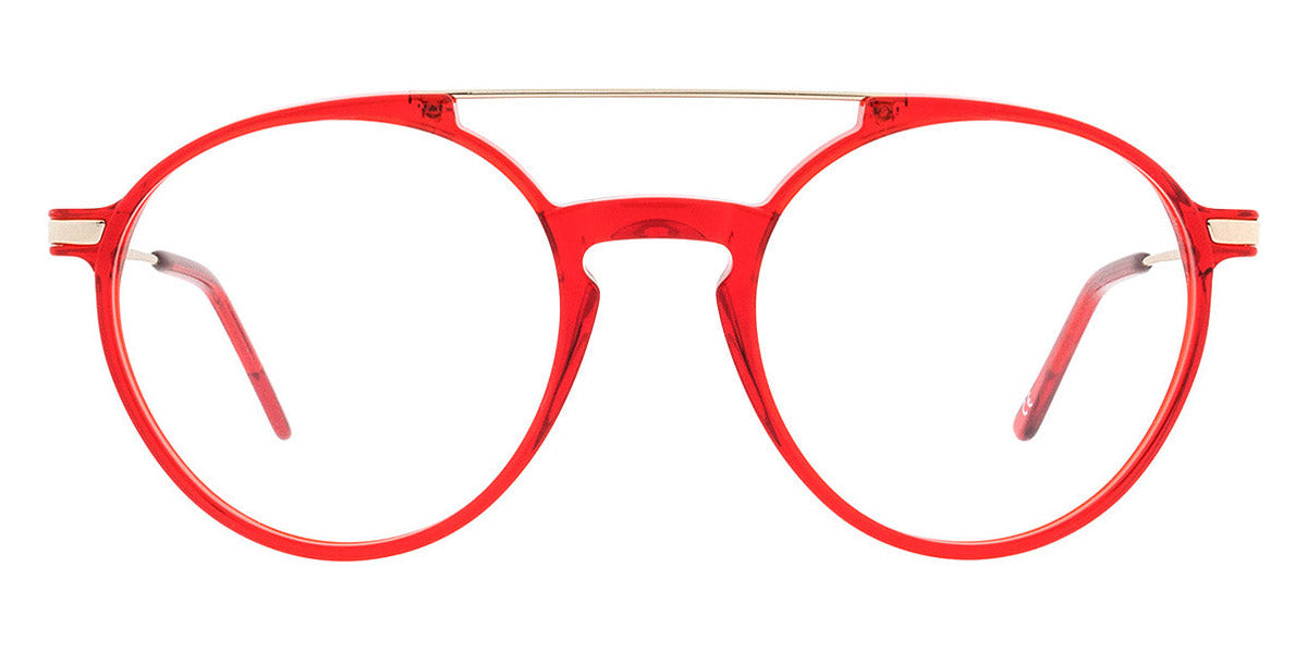 Andy Wolf® 4547 AW 4547 E 51 - Red/Gold E Eyeglasses