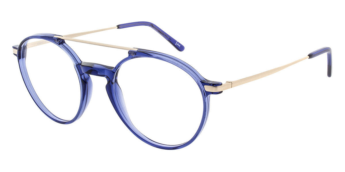 Andy Wolf® 4547 AW 4547 G 51 - Blue/Gold G Eyeglasses