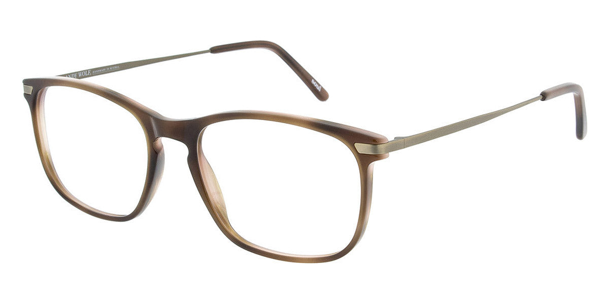 Andy Wolf® 4548 AW 4548 D 53 - Brown/Graygold D Eyeglasses