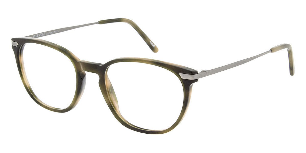 Andy Wolf® 4550 AW 4550 D 51 - Green/Gray D Eyeglasses