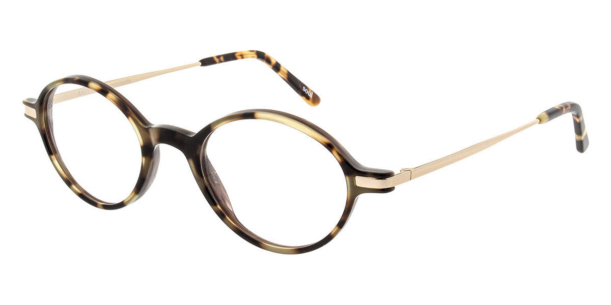 Andy Wolf® 4551 AW 4551 D 45 - Brown/Gold D Eyeglasses