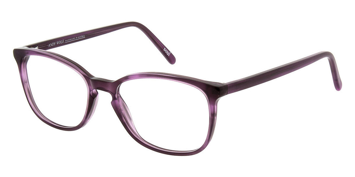 Andy Wolf® 4558 AW 4558 N 50 - Violet N Eyeglasses