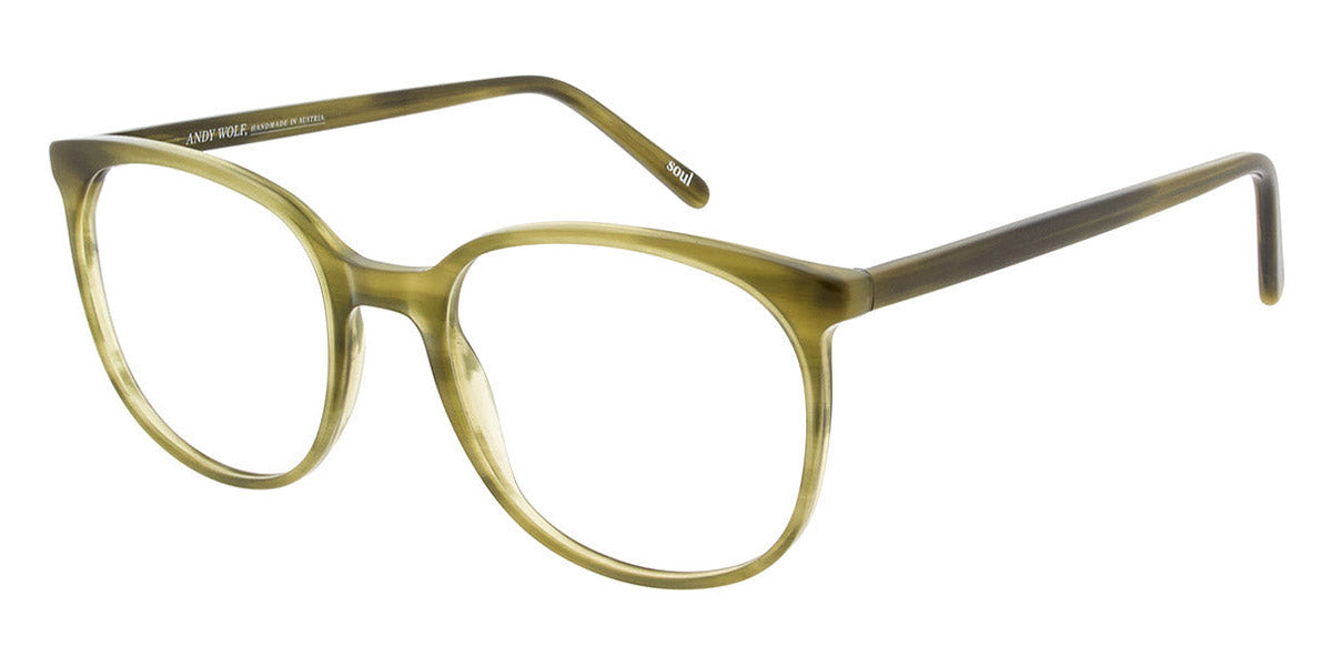 Andy Wolf® 4561 AW 4561 C 53 - Green/Brown C Eyeglasses