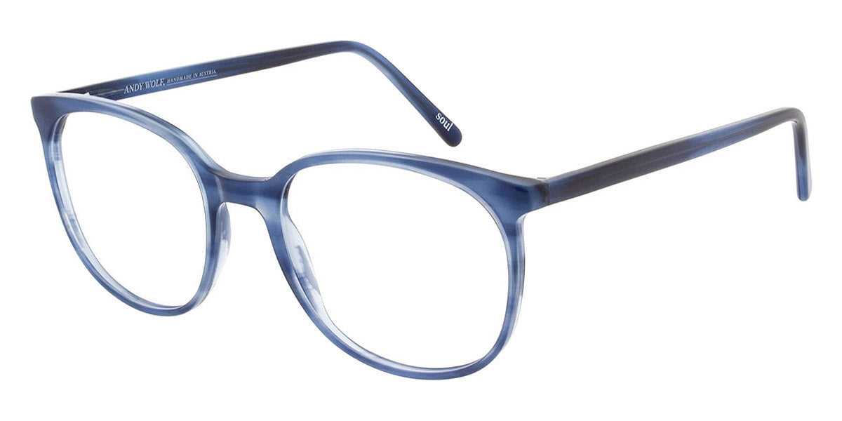 Andy Wolf® 4561 AW 4561 E 53 - Blue/Brown E Eyeglasses