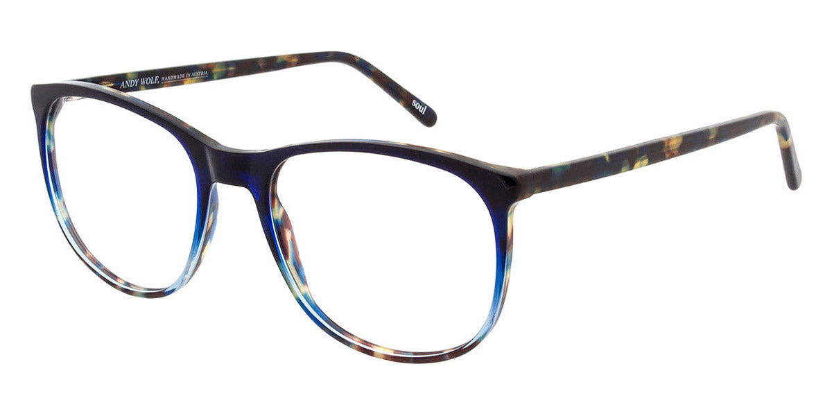 Andy Wolf® 4564 AW 4564 C 55 - Blue/Colorful C Eyeglasses