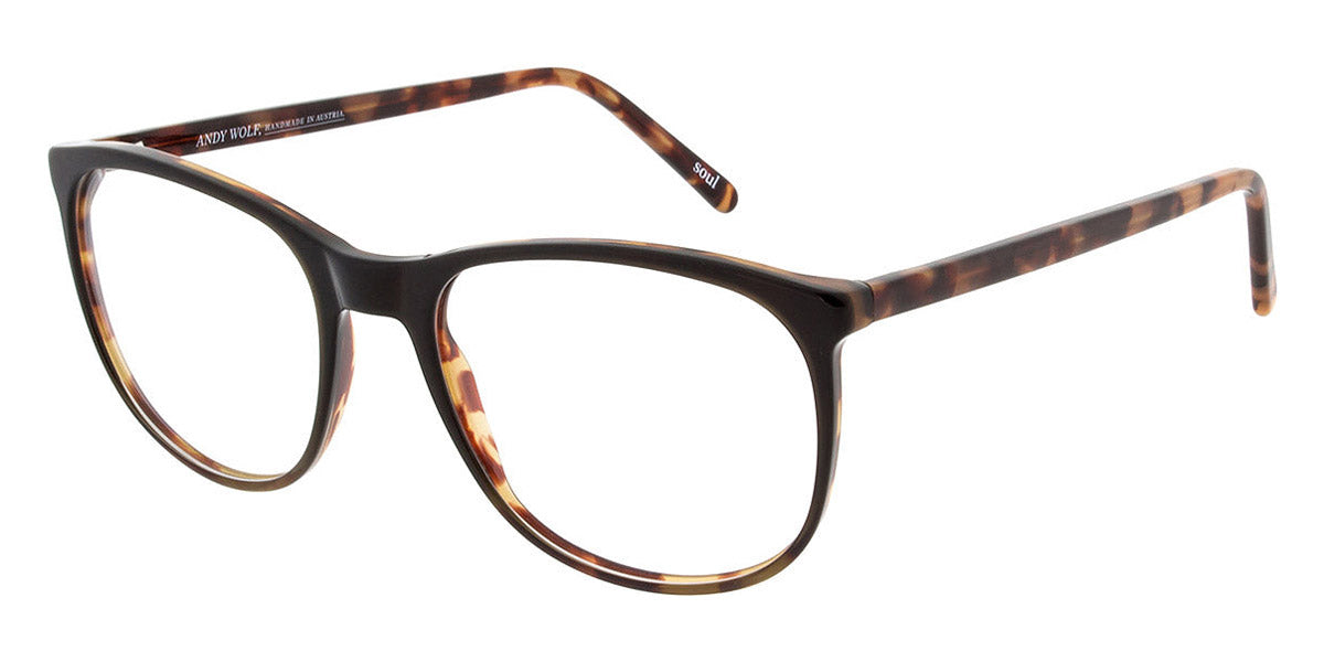 Andy Wolf® 4564 AW 4564 F 55 - Brown/Yellow F Eyeglasses