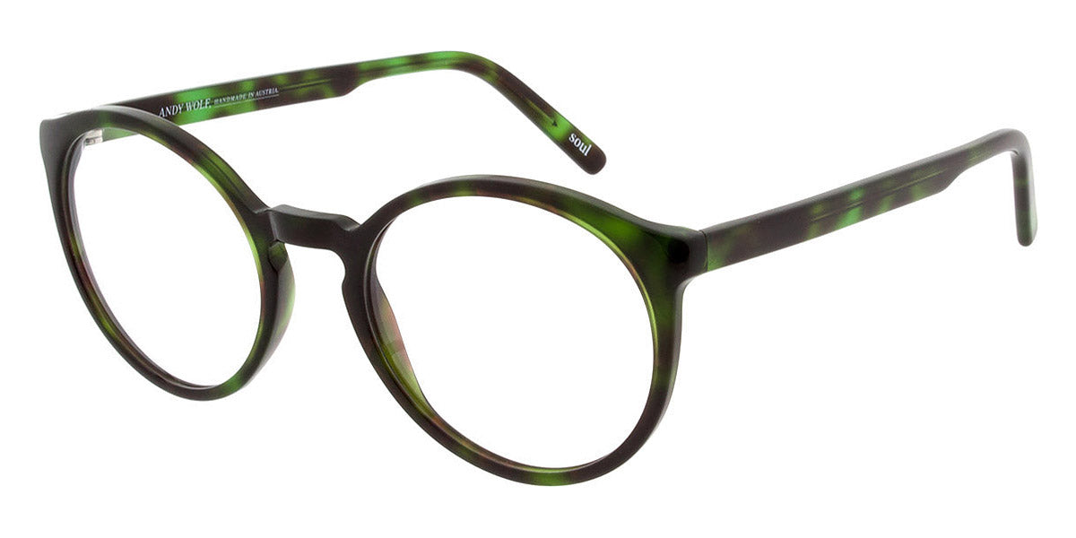 Andy Wolf® 4566 AW 4566 G 52 - Green/Brown G Eyeglasses