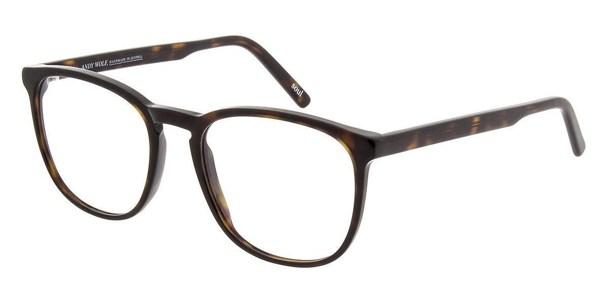 Andy Wolf® 4568 AW 4568 B 53 - Brown/Yellow B Eyeglasses