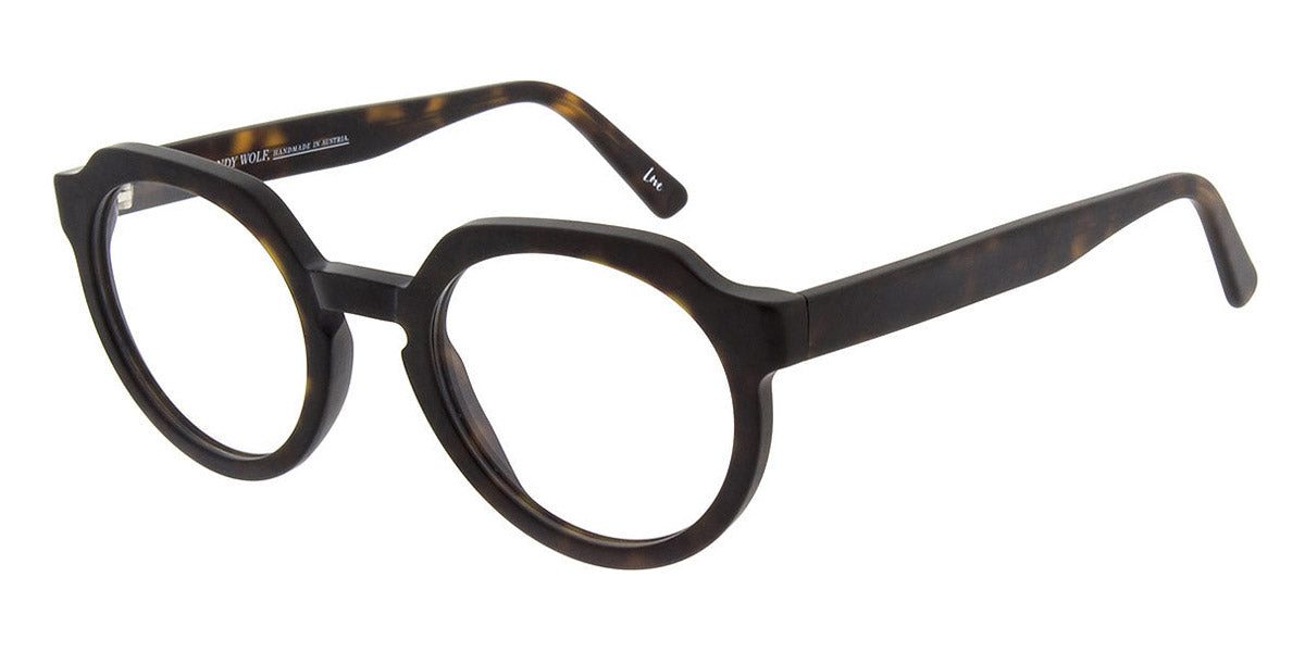 Andy Wolf® 4570 AW 4570 B 49 - Brown/Yellow B Eyeglasses