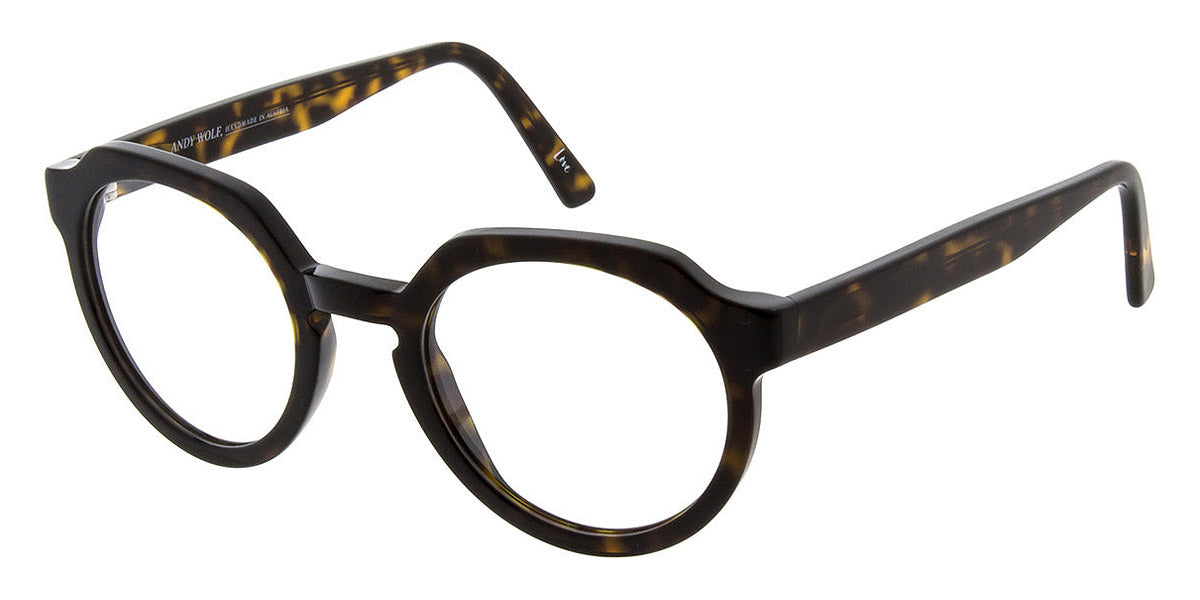 Andy Wolf® 4570 AW 4570 H 49 - Brown/Yellow H Eyeglasses