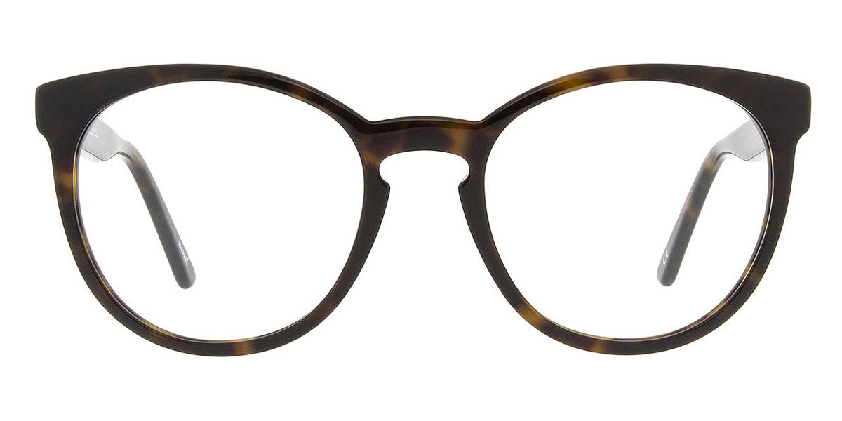 Andy Wolf® 4571 AW 4571 B 52 - Brown/Yellow B Eyeglasses