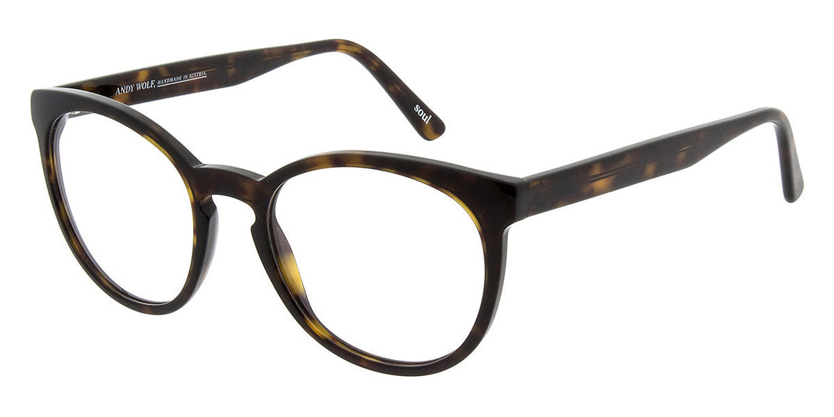 Andy Wolf® 4571 AW 4571 B 52 - Brown/Yellow B Eyeglasses