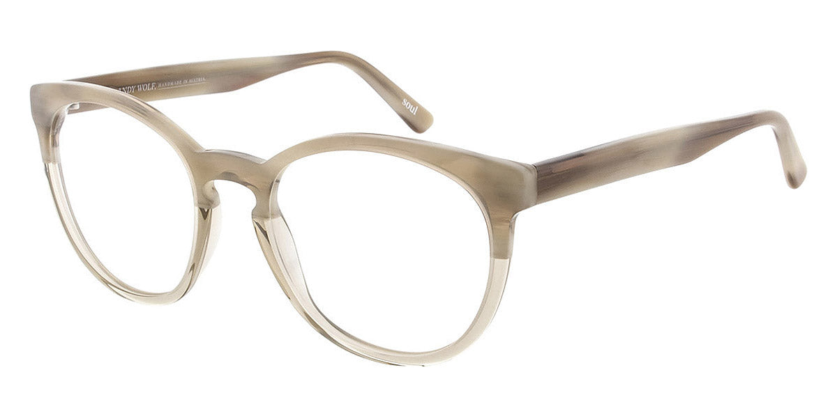 Andy Wolf® 4571 AW 4571 G 52 - Brown/Crystal G Eyeglasses