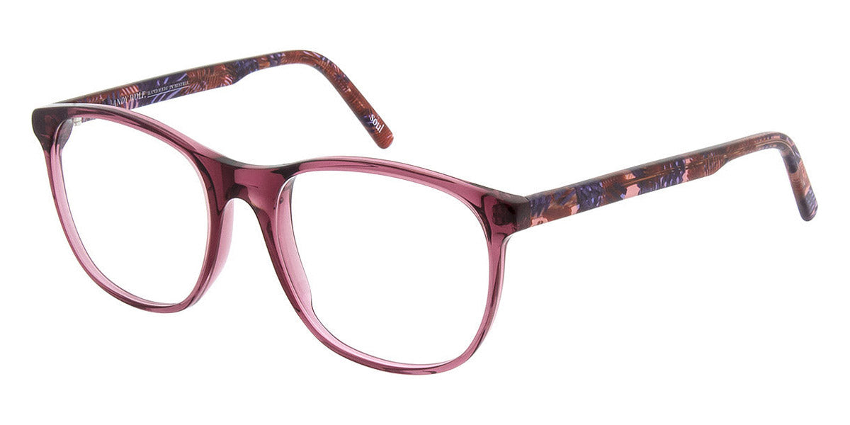 Andy Wolf® 4575 AW 4575 E 52 - Red/Brown E Eyeglasses