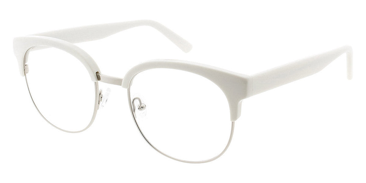 Andy Wolf® 4576 AW 4576 E 52 - White/Silver E Eyeglasses