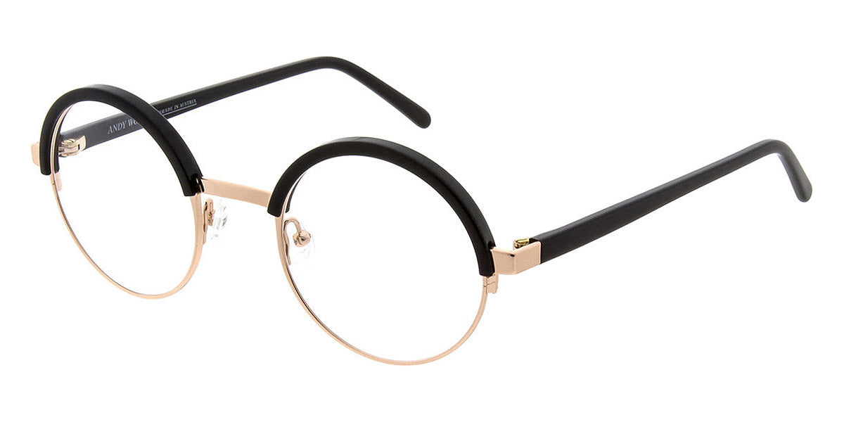 Andy Wolf® 4577 AW 4577 G 47 - Black/Rosegold G Eyeglasses