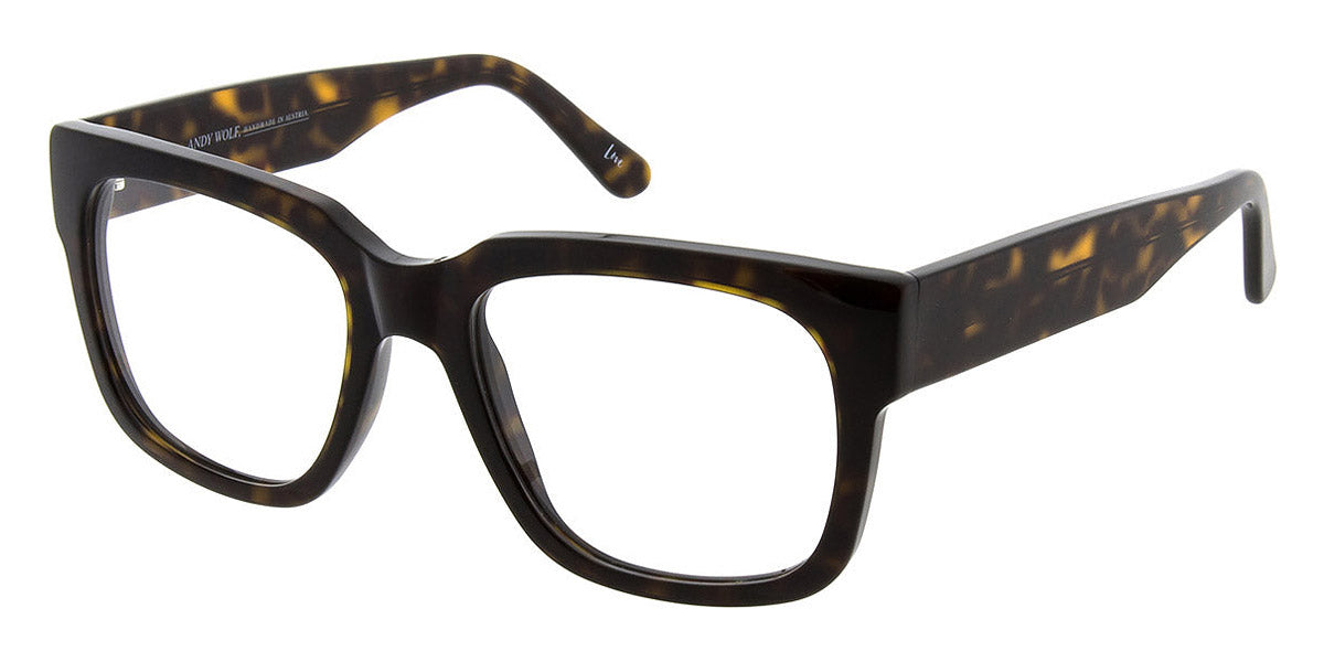 Andy Wolf® 4579 AW 4579 B 53 - Brown/Yellow B Eyeglasses