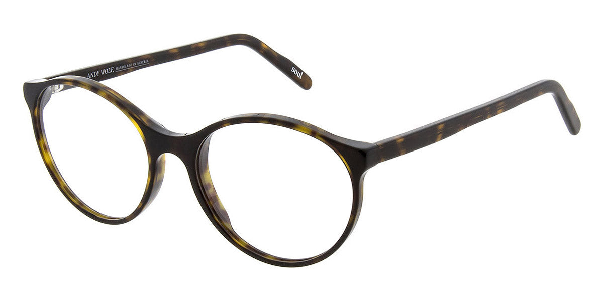 Andy Wolf® 4583 AW 4583 B 52 - Brown/Yellow B Eyeglasses