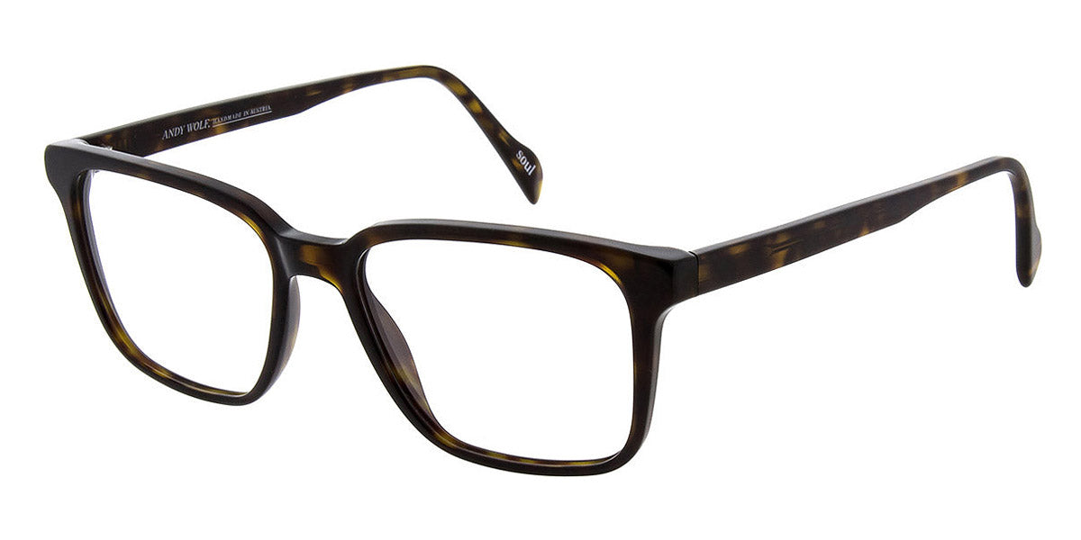 Andy Wolf® 4585 AW 4585 B 53 - Brown/Yellow B Eyeglasses