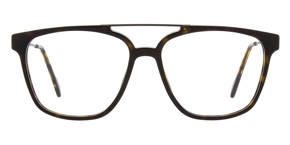 Andy Wolf® 4586 AW 4586 B 56 - Brown/Gun B Eyeglasses