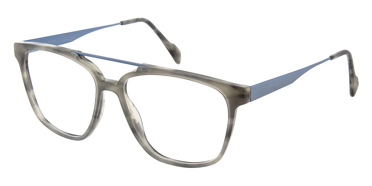 Andy Wolf® 4586 AW 4586 E 56 - Gray/Blue E Eyeglasses