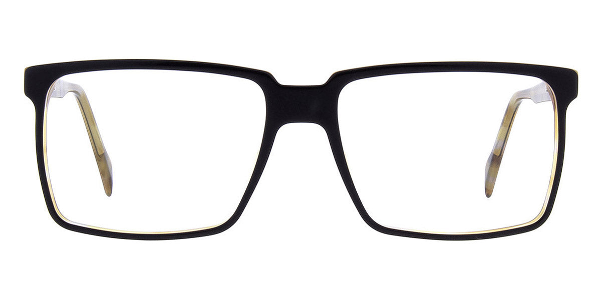 Andy Wolf® 4592 AW 4592 07 57 - Black/Yellow 07 Eyeglasses