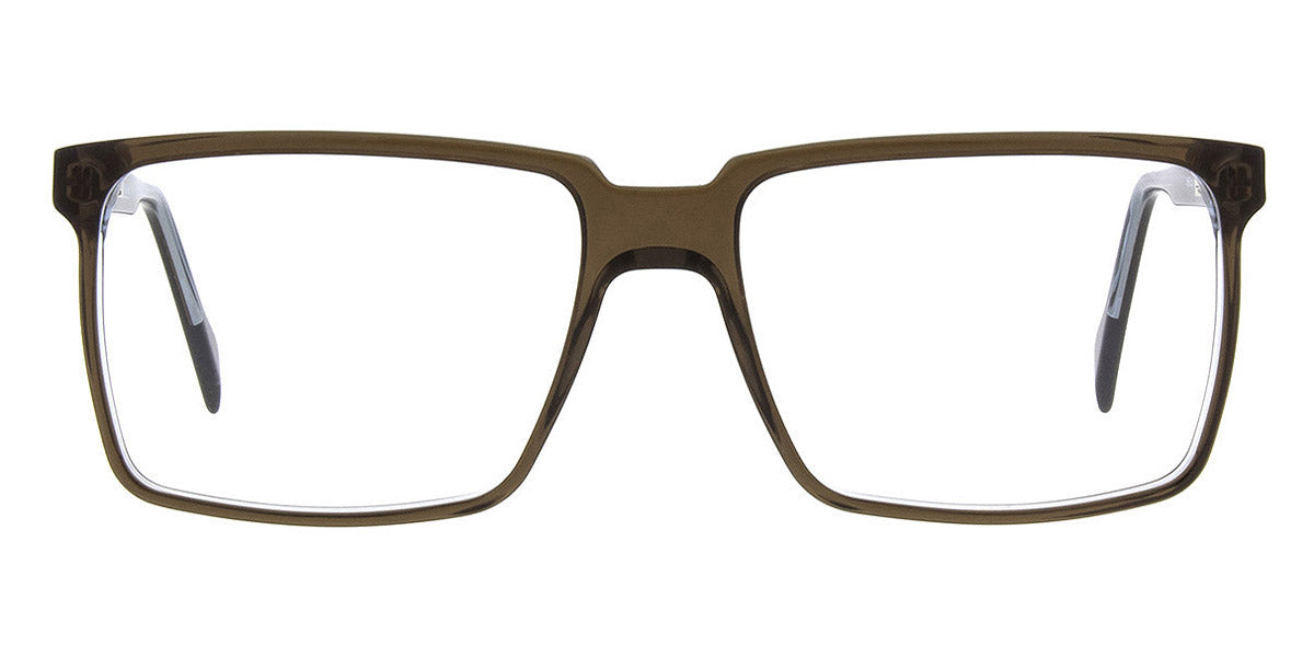 Andy Wolf® 4592 AW 4592 08 57 - Brown/Yellow 08 Eyeglasses