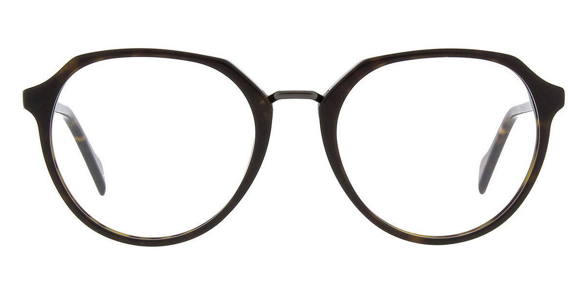 Andy Wolf® 4595 AW 4595 02 51 - Brown/Yellow 02 Eyeglasses