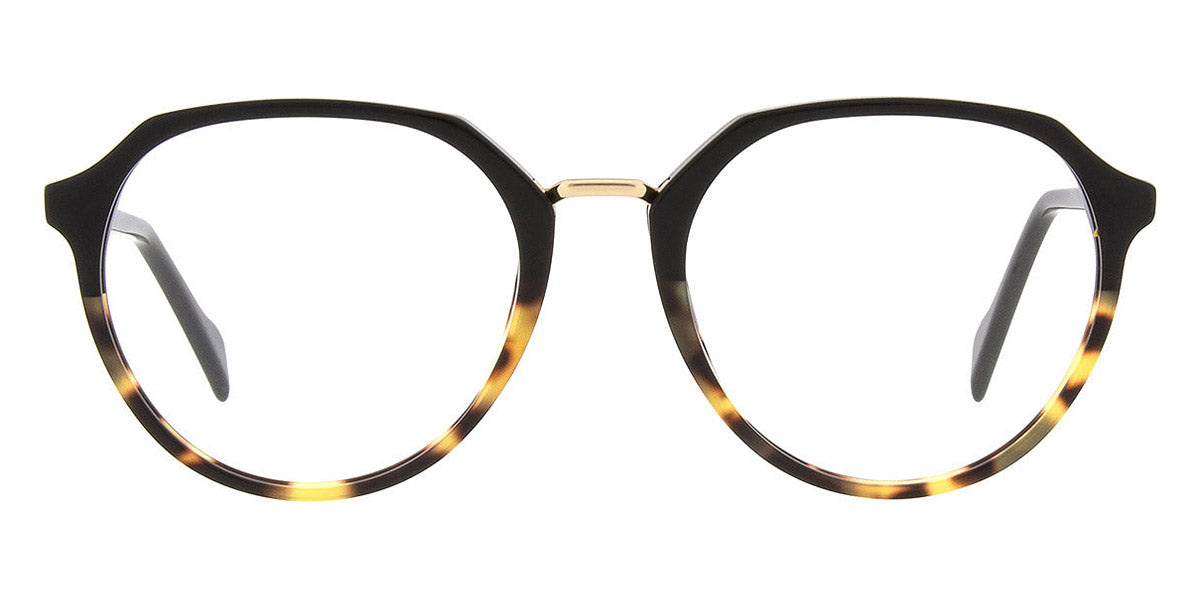 Andy Wolf® 4595 AW 4595 05 51 - Brown/Yellow 05 Eyeglasses