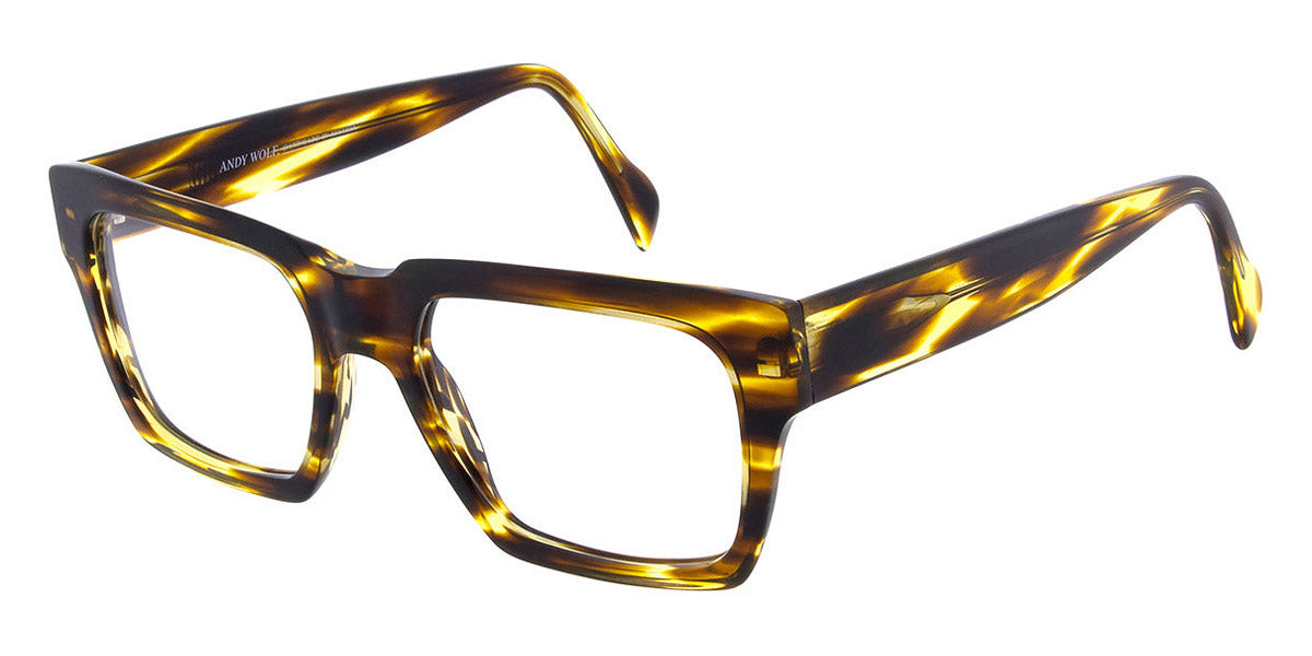 Andy Wolf® 4598 AW 4598 04 54 - Brown/Yellow 04 Eyeglasses