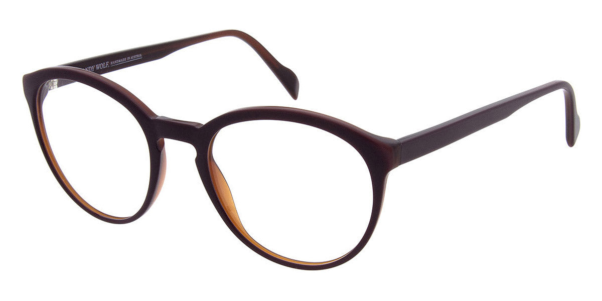 Andy Wolf® 4600 AW 4600 10 54 - Brown/Orange 10 Eyeglasses