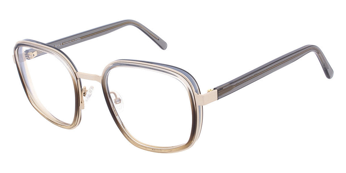 Andy Wolf® 4602 AW 4602 04 54 - Gray/Gold 04 Eyeglasses