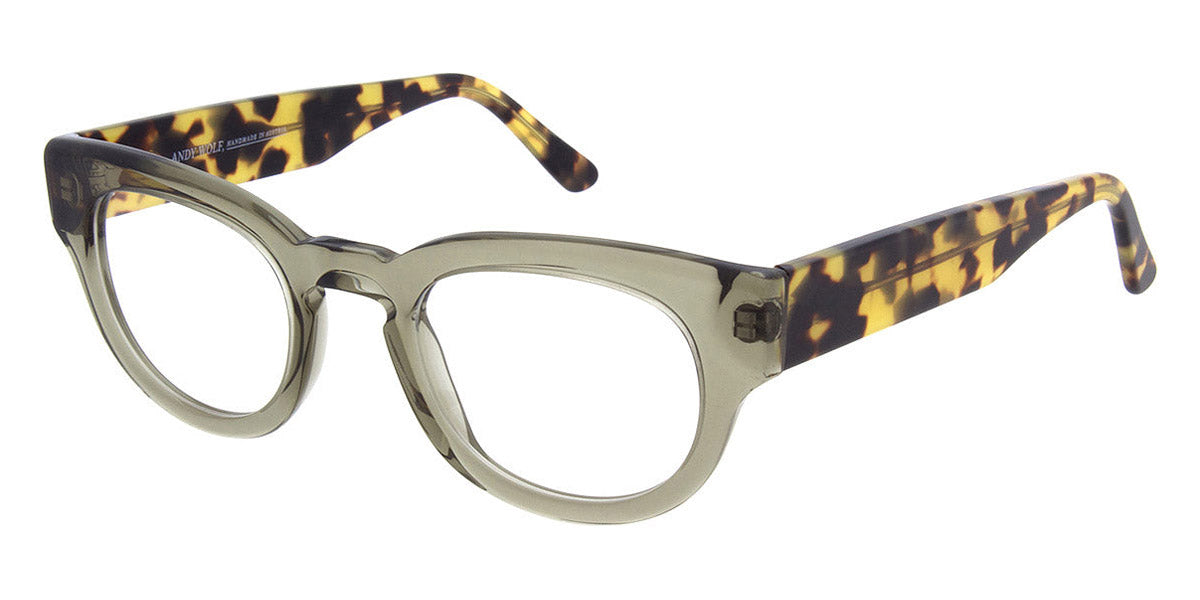 Andy Wolf® 4615 AW 4615 04 49 - Green/Yellow 04 Eyeglasses