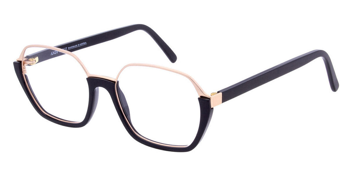 Andy Wolf® 4624 AW 4624 01 53 - Black/Rosegold 01 Eyeglasses