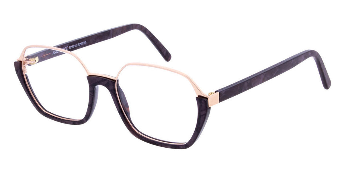 Andy Wolf® 4624 AW 4624 03 53 - Red/Rosegold 03 Eyeglasses