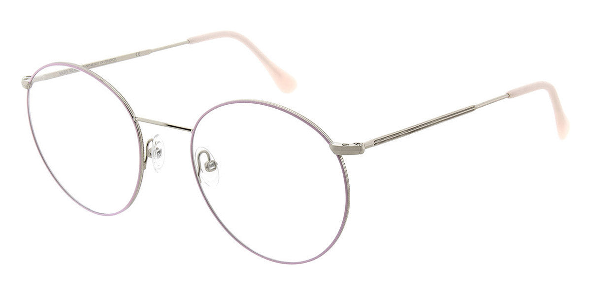 Andy Wolf® 4710 Lisa H. AW 4710 Lisa H. W 53 - Silver/Pink W Eyeglasses