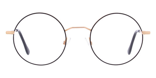 Andy Wolf® 4712 AW 4712 01 45 - Rosegold/Black 01 Eyeglasses