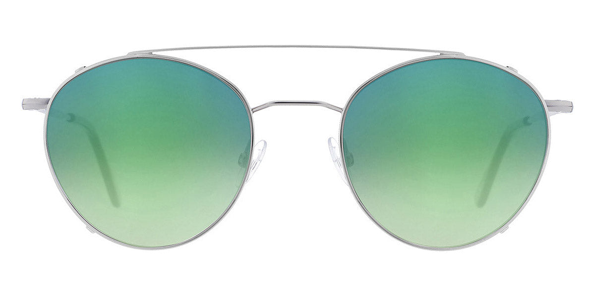 Andy Wolf® 4713 Clip AW 4713 Clip 05 48 - Silver/Green 05 Sunglasses