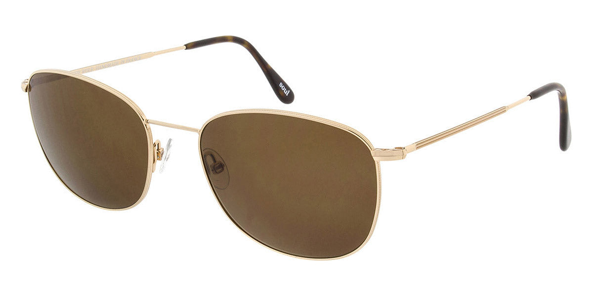 Andy Wolf® 4714 Sun AW 4714 Sun B 56 - Gold/Brown B Sunglasses