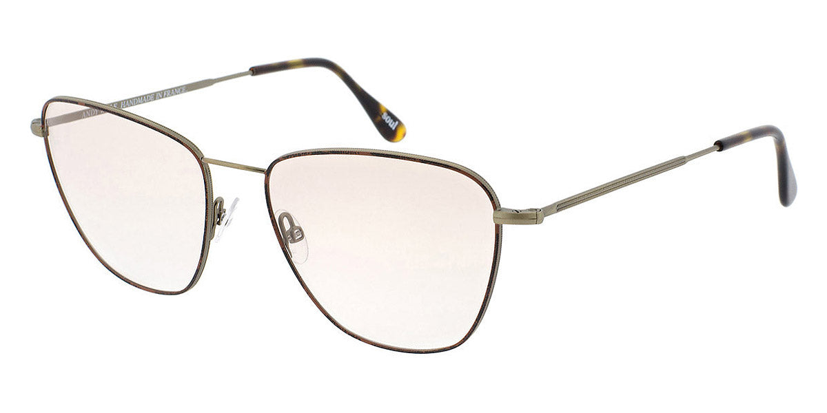 Andy Wolf® 4715 Brigitte P. AW 4715 Brigitte P. H 57 - Gold/Brown H Eyeglasses