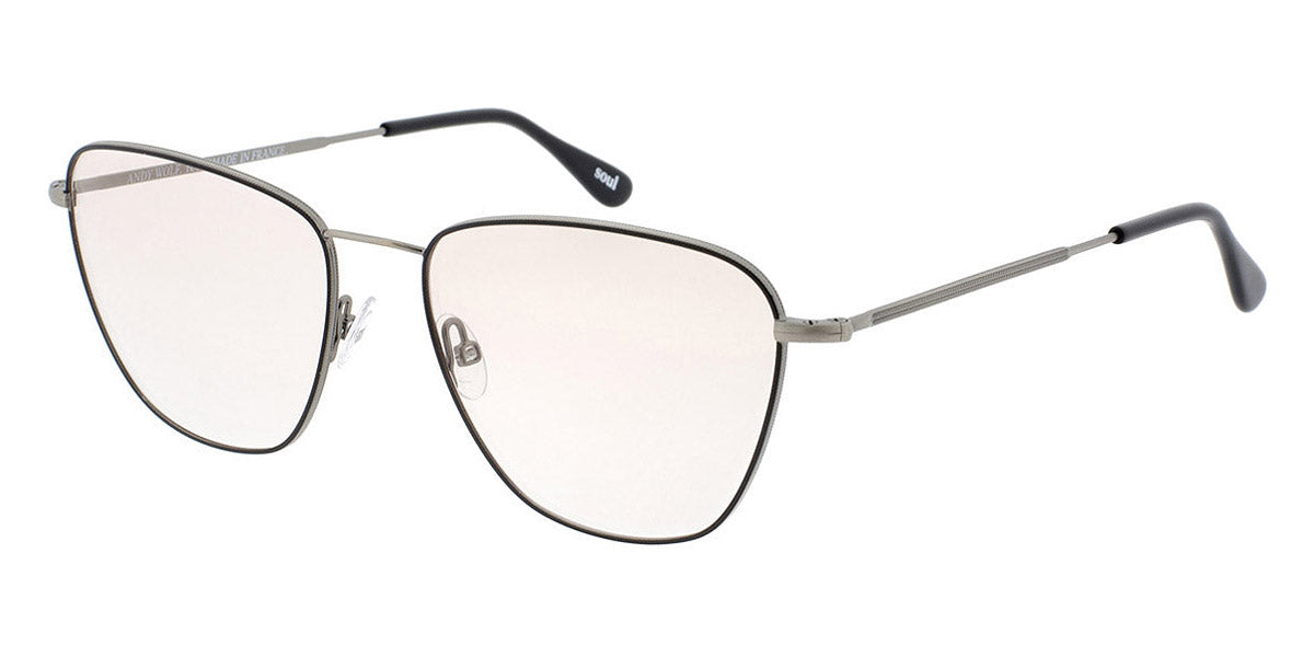 Andy Wolf® 4715 Brigitte P. AW 4715 Brigitte P. I 57 - Silver/Black I Eyeglasses