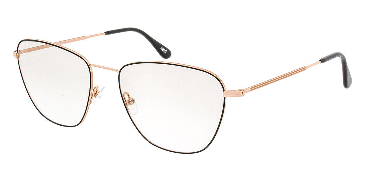 Andy Wolf® 4715 Brigitte P. AW 4715 Brigitte P. K 57 - Rosegold/Black K Eyeglasses