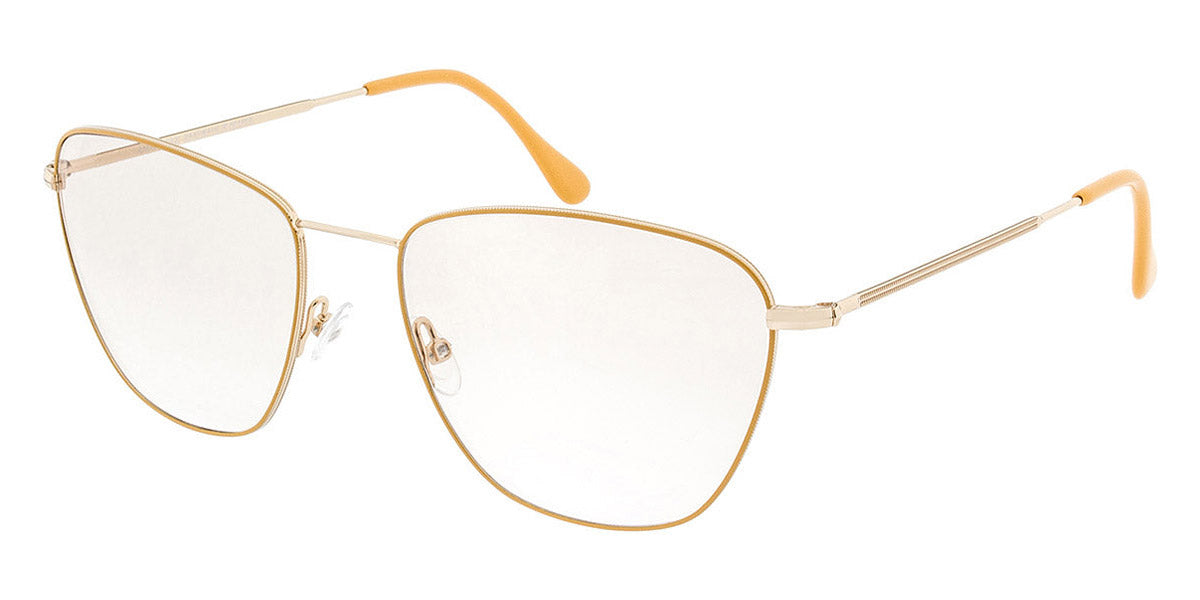 Andy Wolf® 4715 Brigitte P. AW 4715 Brigitte P. O 57 - Gold/Yellow O Eyeglasses