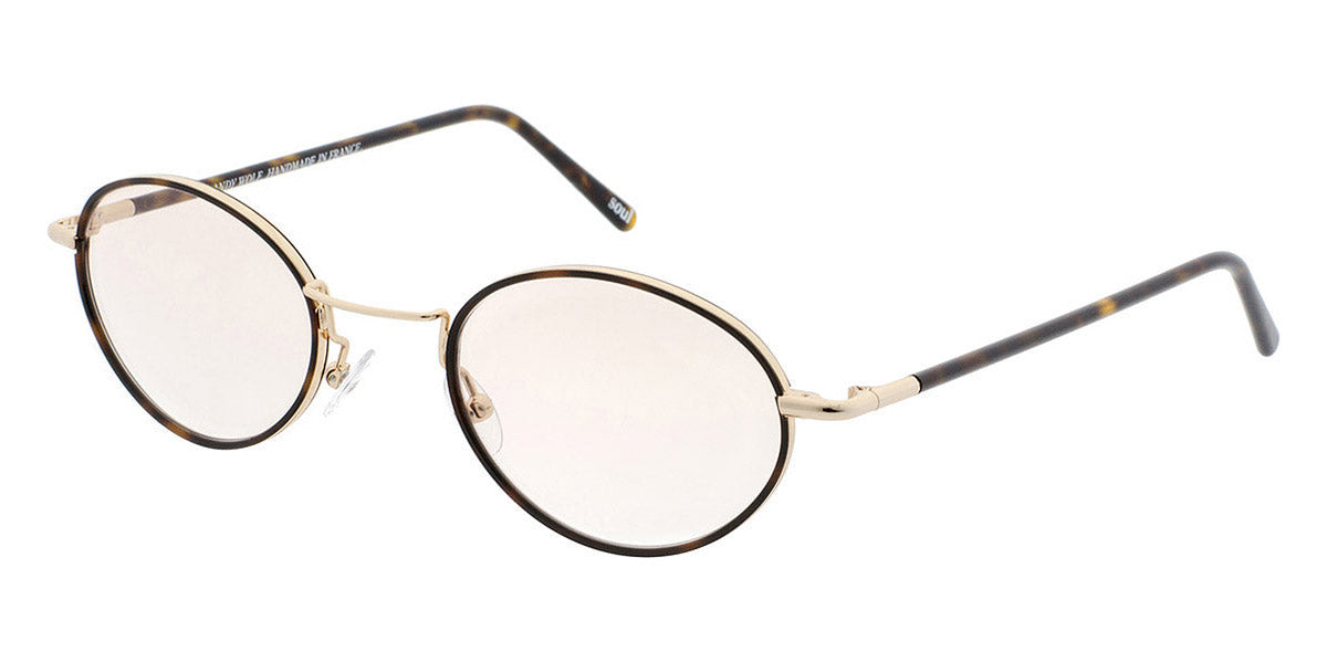 Andy Wolf® 4722 Albert K. AW 4722 Albert K. B 48 - Gold/Brown B Eyeglasses