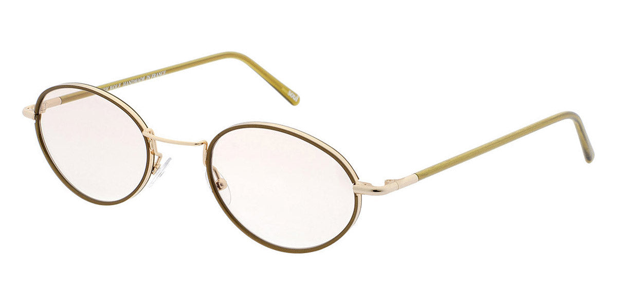 Andy Wolf® 4722 Albert K. AW 4722 Albert K. F 48 - Gold/Green F Eyeglasses