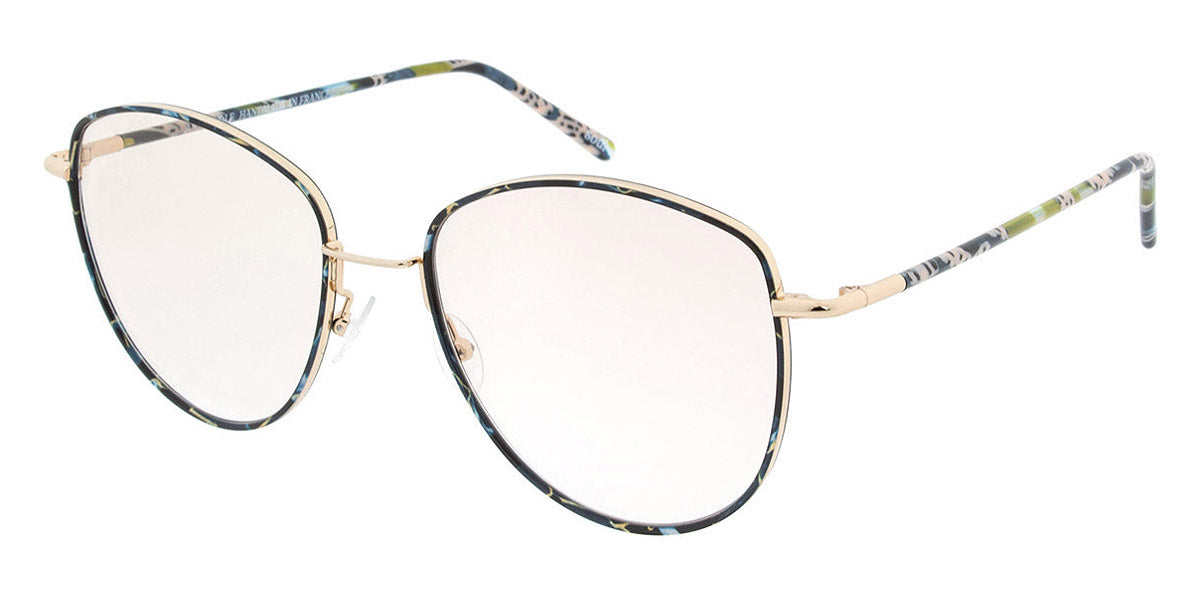 Andy Wolf® 4724 AW 4724 D 56 - Gold/Teal D Eyeglasses