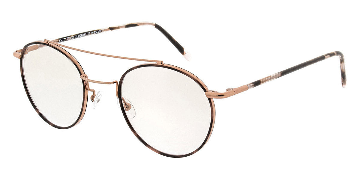 Andy Wolf® 4727 AW 4727 D 50 - Rosegold/Brown D Eyeglasses